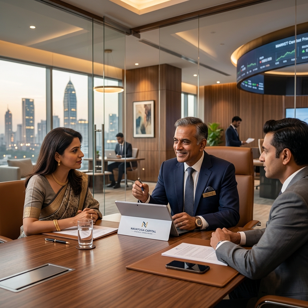 Luxury corporate finance consultation at Mahindra General Finance Ltd