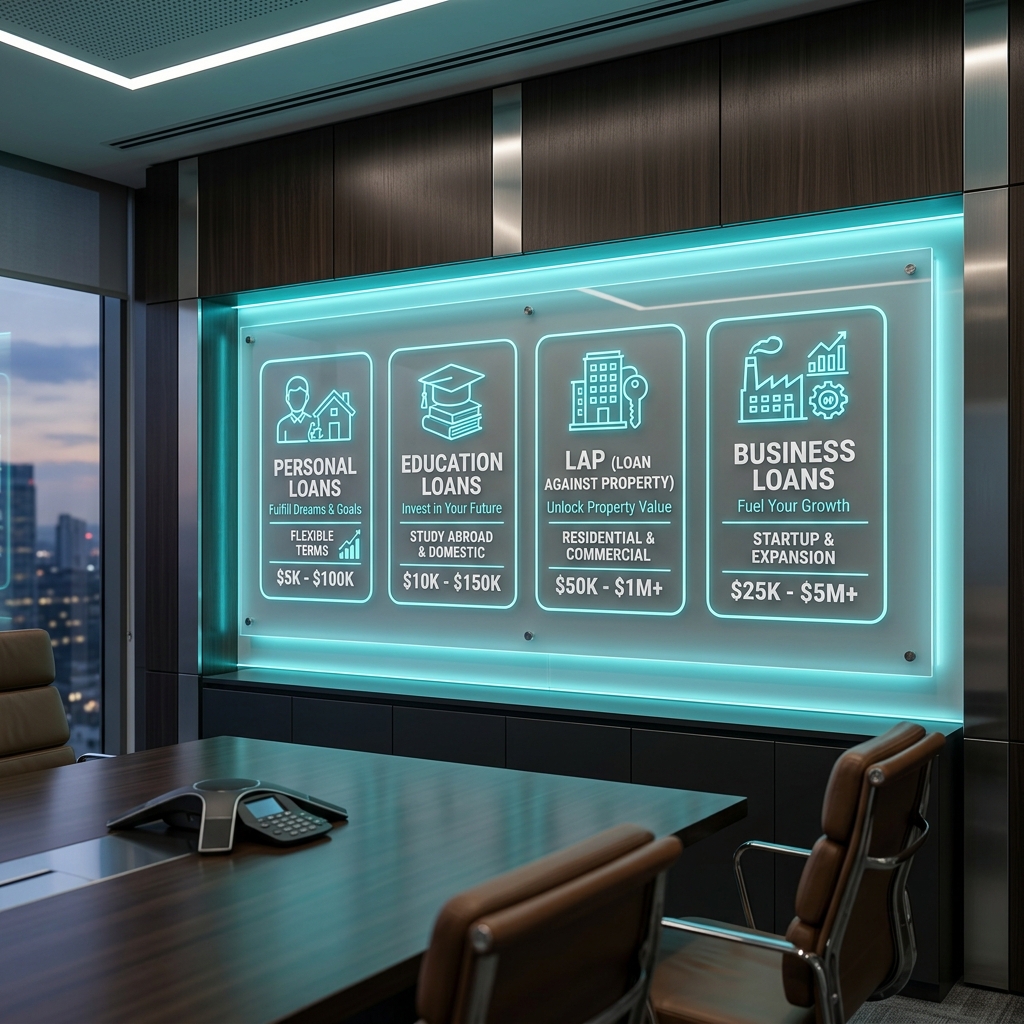 Corporate financial loan services presentation at Mahindra General Finance Ltd